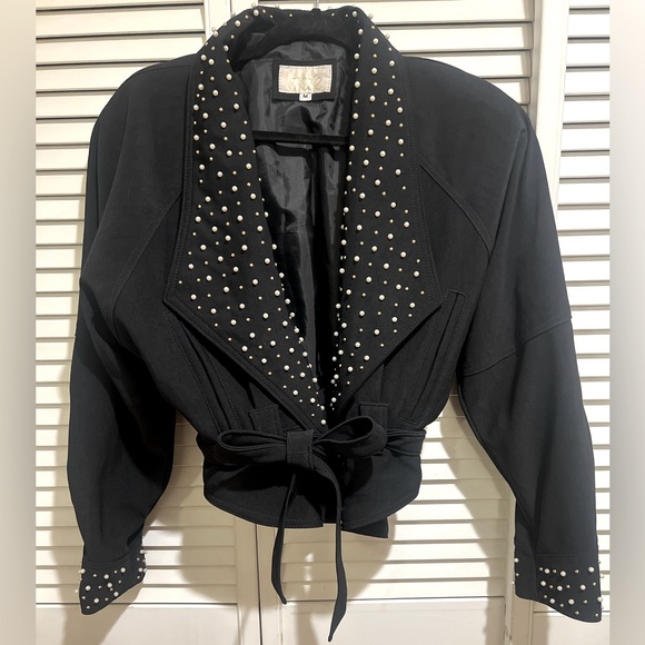 Vintage CACHE Pearl Jacket M - Picture 1 of 4